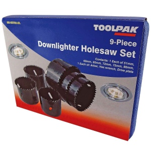 Downlighter Holesaw Set