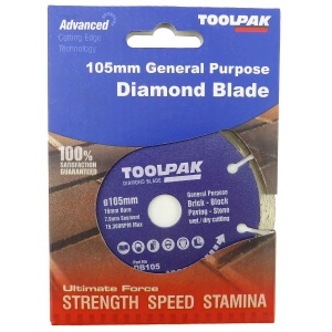 105mm x 16mm Diamond Blade 7mm Segment