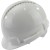 Vented Safety Helmet White