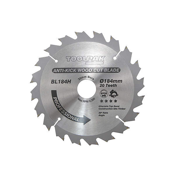 Anti-Kickback Saw Blade