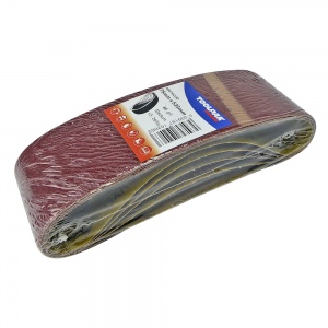 75mm x 533mm Sanding Belt 80 Grit Trade Pack of 5