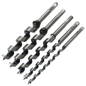 5 Piece Hex Shank Auger Bit Set