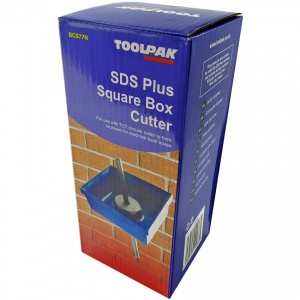 TCT SDS Plus Electricians Square Box Cutter