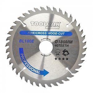 180mm x 30mm x 40T Professional TCT Saw Blade