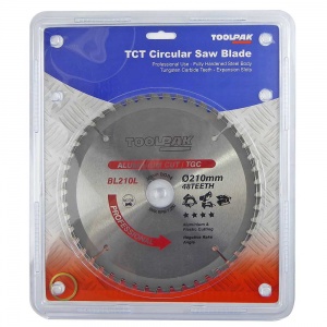 210mm x 30mm x 48T Aluminium TCT Saw Blade