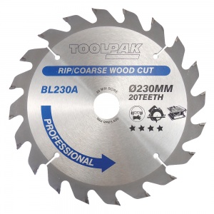 230mm x 30mm x 20T Professional TCT Saw Blade