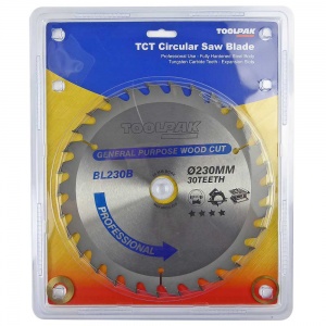 230mm x 30mm x 30T Professional TCT Saw Blade