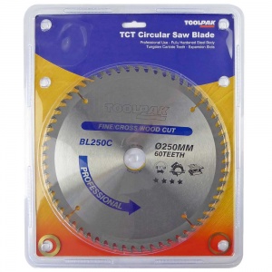 250mm x 30mm x 60T  Table / Mitre Saw Blade