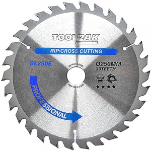 250mm x 30mm x 30T  Table / Mitre Saw Blade