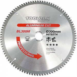 300mm x 30mm x 96T Aluminium TCT Saw Blade