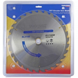 315mm x 30mm x 30T TCT Table Saw Blade