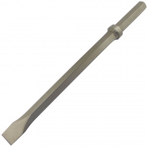 35mm x 490mm Hex Shank 1'' Flat Chisel