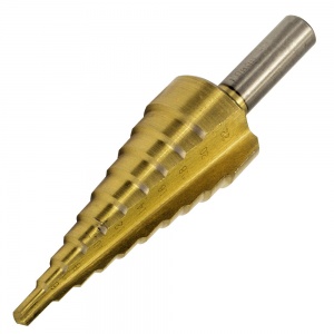 4-22mm HSS Step Drill TiN Coated
