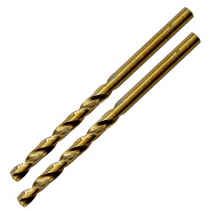 5.0mm x 86mm Cobalt Ground Jobber Drill Pack of 2