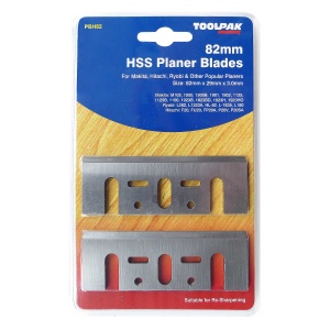 82 x 29 x 3.0mm HSS Solid Planer Blades Pack of 2