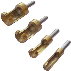 4 Piece Plug Cutter Set