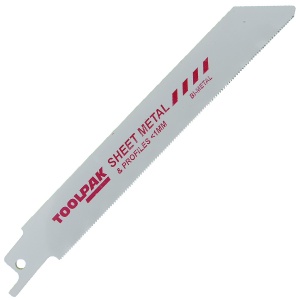 150mm 25tpi Thin Profile Cut Reciprocating Saw Blade Metal Pack of 5