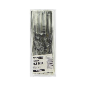 8.5mm x 117mm HSS Roll Forged Jobber Drill Pack of 10