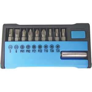 10-Piece Screwdriver Bit Set