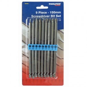 9-Piece Long Power Drive Bit Set