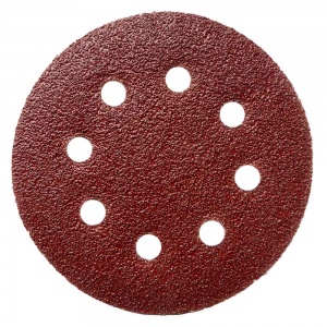 115mm Sanding Disc 60 Grit 8 Hole Trade Pack of 10