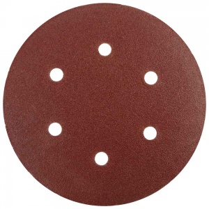 150mm Sanding Disc 80 Grit 6 Hole Trade Pack of 10