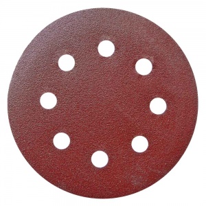 115mm Sanding Disc 120 Grit 8 Hole Display Pack of 10