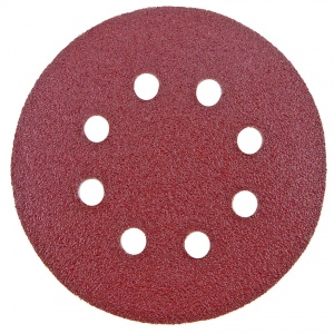 125mm Sanding Disc 60 Grit 8 Hole Display Pack of 10