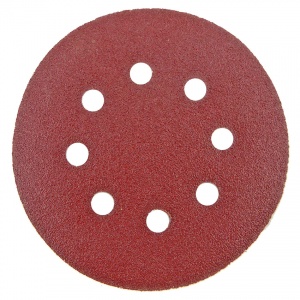 125mm Sanding Disc 80 Grit 8 Hole Display Pack of 10