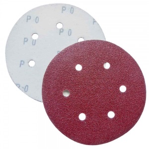 150mm Sanding Disc 40 Grit 6 Hole Display Pack of 10