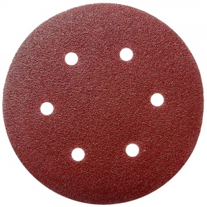 150mm Sanding Disc 40 Grit 6 Hole Display Pack of 10