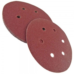 150mm Sanding Disc 80 Grit 6 Hole Display Pack of 10