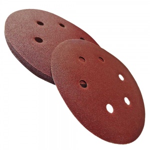 150mm Sanding Disc 120 Grit 6 Hole Display Pack of 10