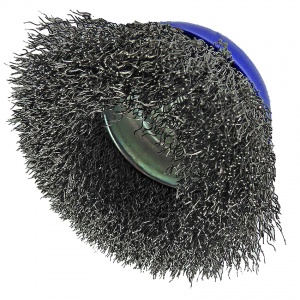 75mm Wire Crimped Cup Brush Display Pack