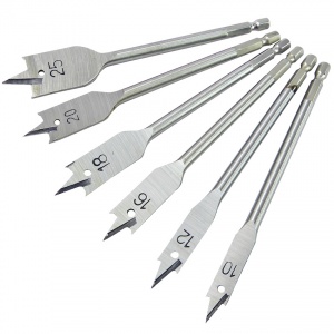 6 Piece Flat Bit Set